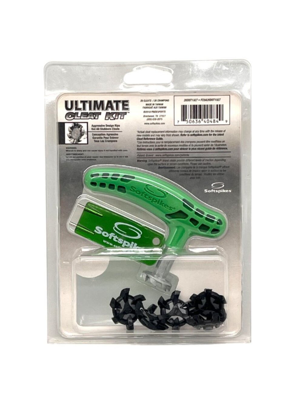 Softspikes Ultimate Cleat Kit With 5 Stealth Golf Cleats, Ripper Tool, & Wrench - Picture 2 of 10